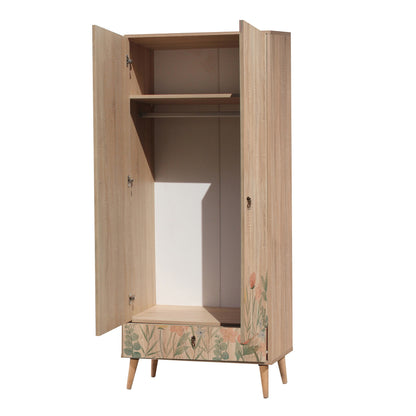 Ντουλάπα 80x190x45 εκ Multicolor 863SPH4247
