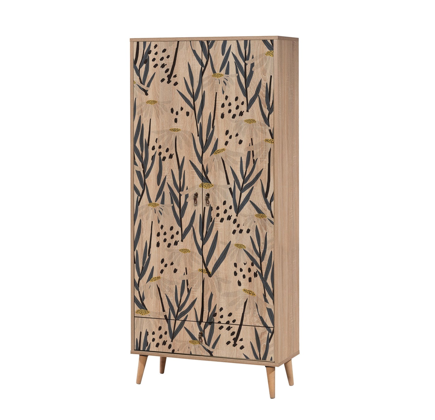 Ντουλάπα 80x190x45 εκ Multicolor 863SPH4250