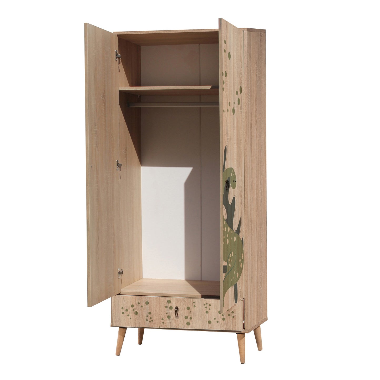 Ντουλάπα 80x190x45 εκ Multicolor 863SPH4251