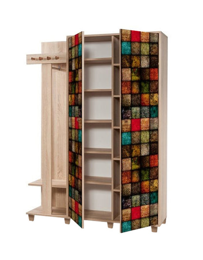 Έπιπλο Εισόδου Βάση για Παλτό με Κρεμάστρα, Ράφια και Αποθηκευτικούς Χώρους | 863SPH4820