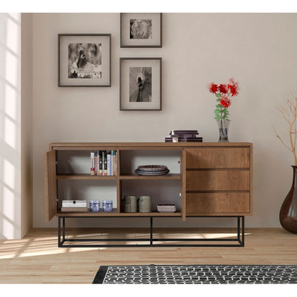 Μπουφές Καρυδί
Μαύρο 140x36x72cm | 863SPH5117