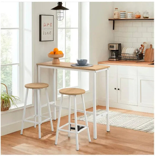 Τραπέζι Μπαρ με 2 Σκαμπό Σετ