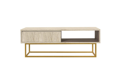 Τραπεζάκι Σαλονιού Travertine 120 x 60 x 43 εκ GR869VEL2528