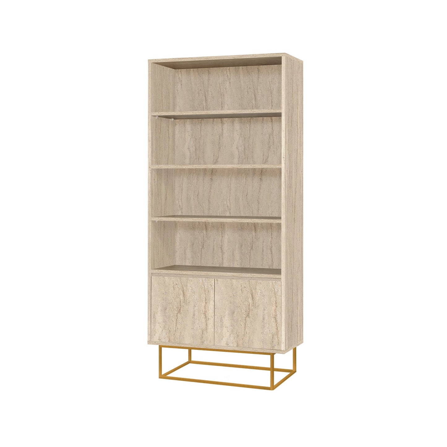 Βιβλιοθήκη 80 × 36 × 182 εκ. Travertine GR869VEL3652