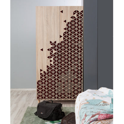 Ντουλάπα 90x192x52 εκ Sonoma Oak 869VEL4231