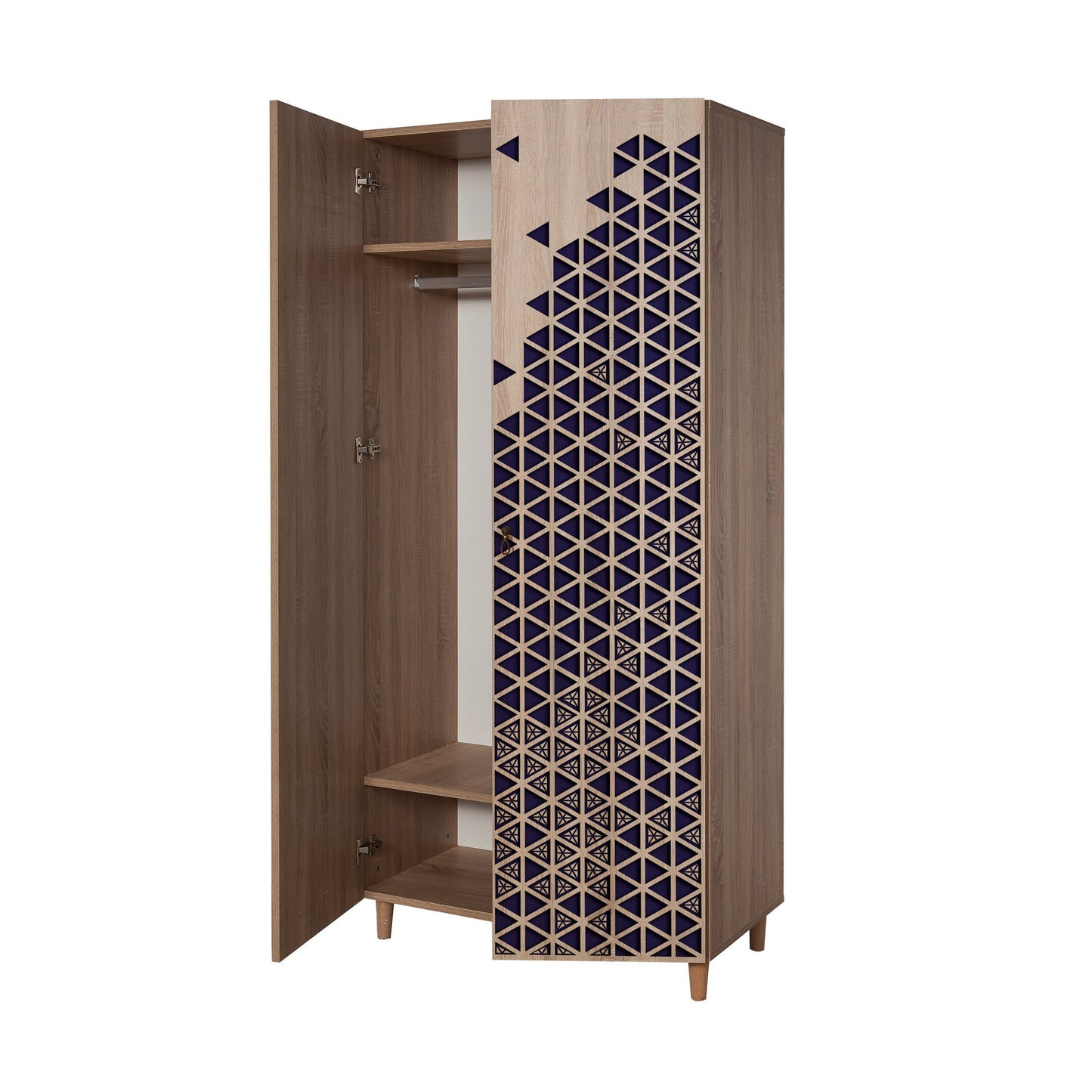 Ντουλάπα 90x192x52 εκ Sonoma Oak 869VEL4232