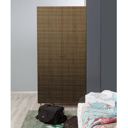 Ντουλάπα 90x192x52 εκ Sonoma Oak 869VEL4233