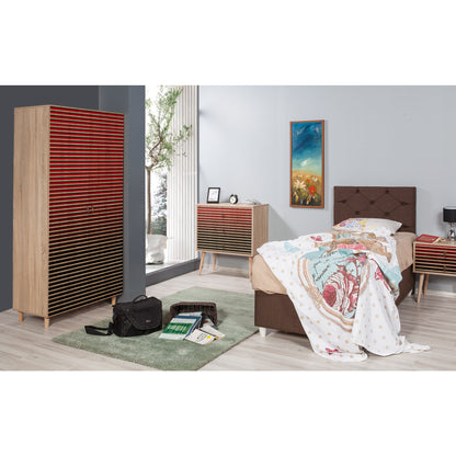 Ντουλάπα 90x192x52 εκ Sonoma Oak 869VEL4234