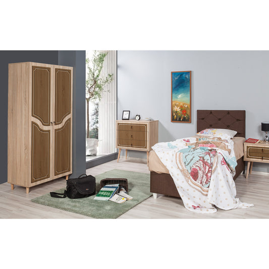 Ντουλάπα 90x192x52 εκ Sonoma Oak 869VEL4238