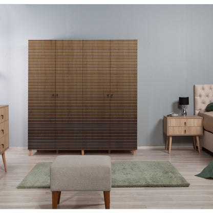 Ντουλάπα 180x192x52 εκ Sonoma Oak 869VEL4240