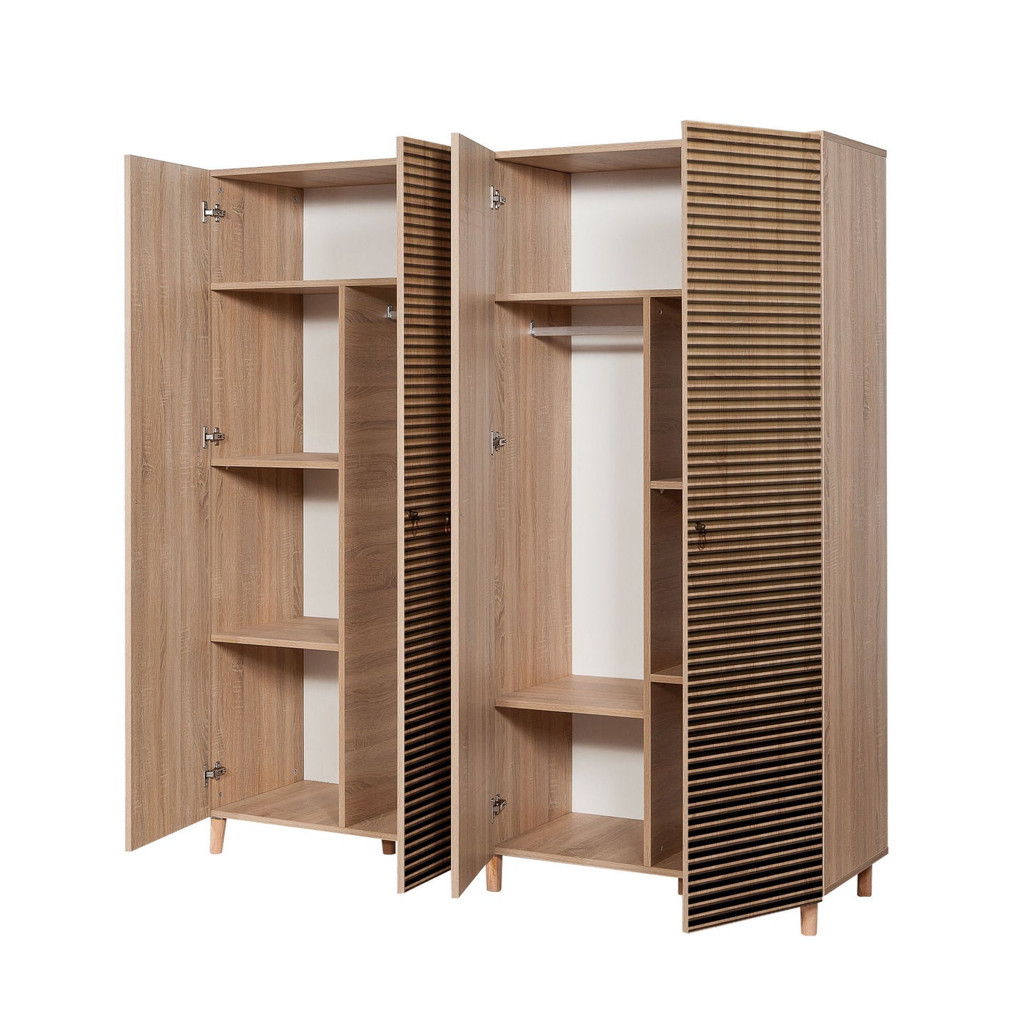 Ντουλάπα 180x192x52 εκ Sonoma Oak 869VEL4240