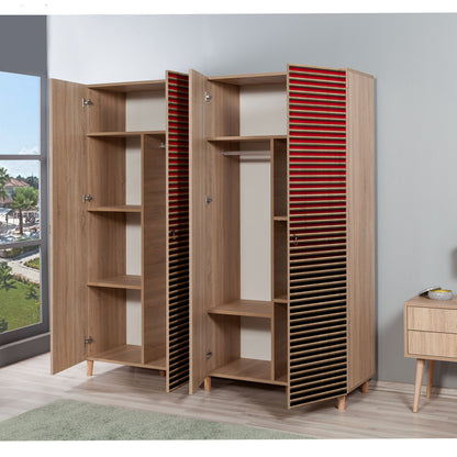 Ντουλάπα 180x192x52 εκ Sonoma Oak 869VEL4241