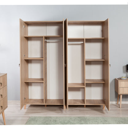 Ντουλάπα 180x192x52 εκ Sonoma Oak 869VEL4241