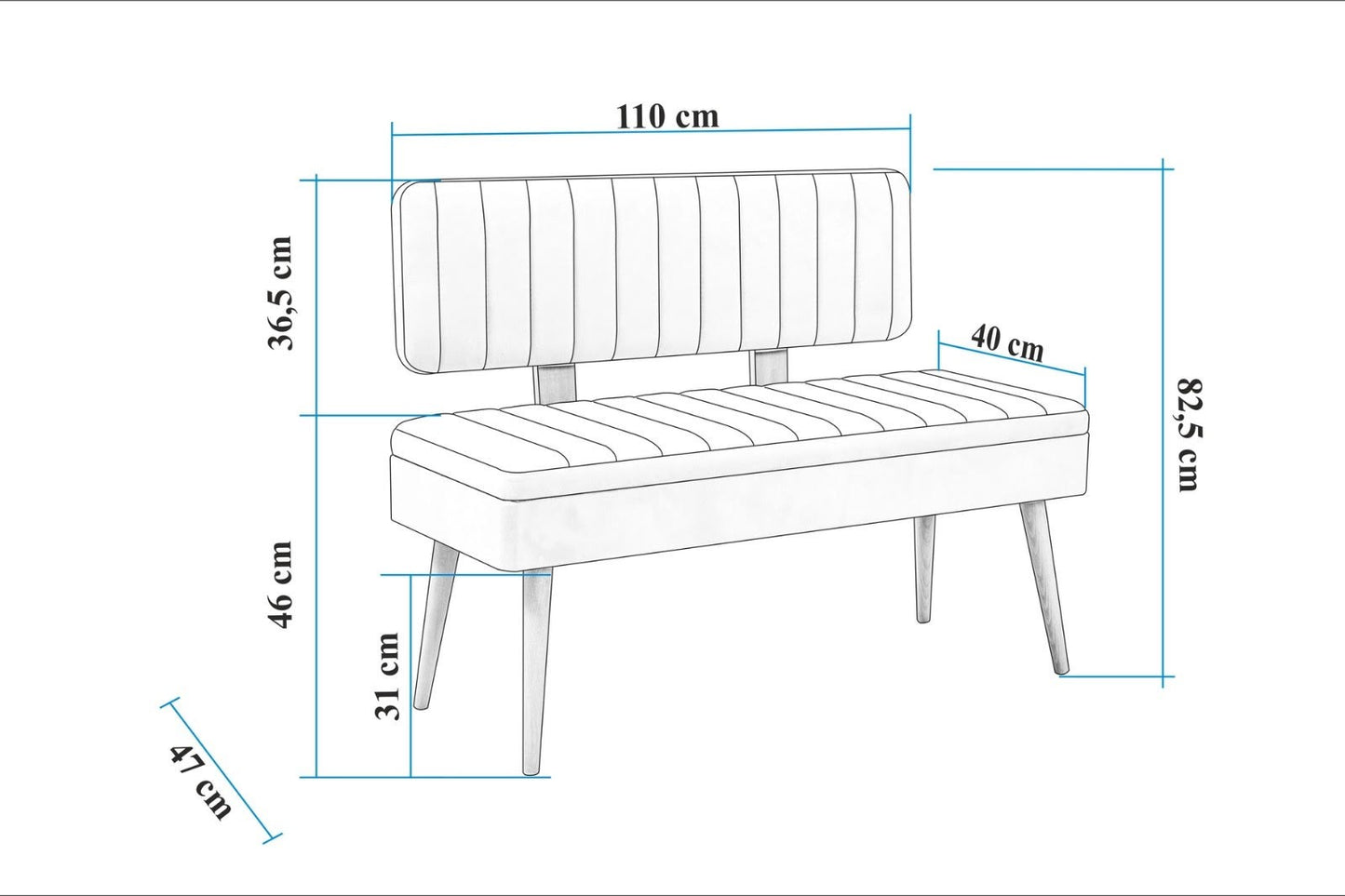 Παγκάκι Εισόδου Καναπές Ανοιγόμενο με Αποθηκευτικό Χώρο σε Διάφορα Χρώματα 869VEL5289
