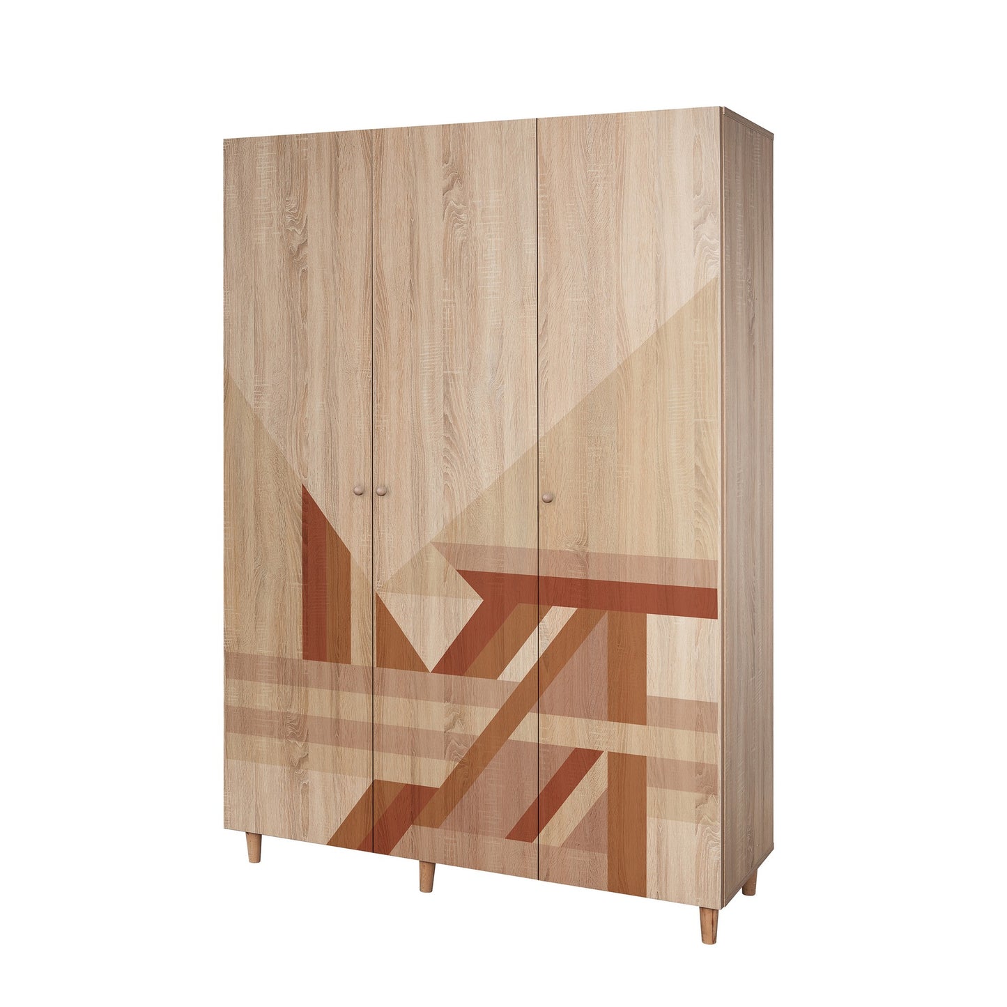 Ντουλάπα 135x192x52 εκ Sonomo 869VEL8655