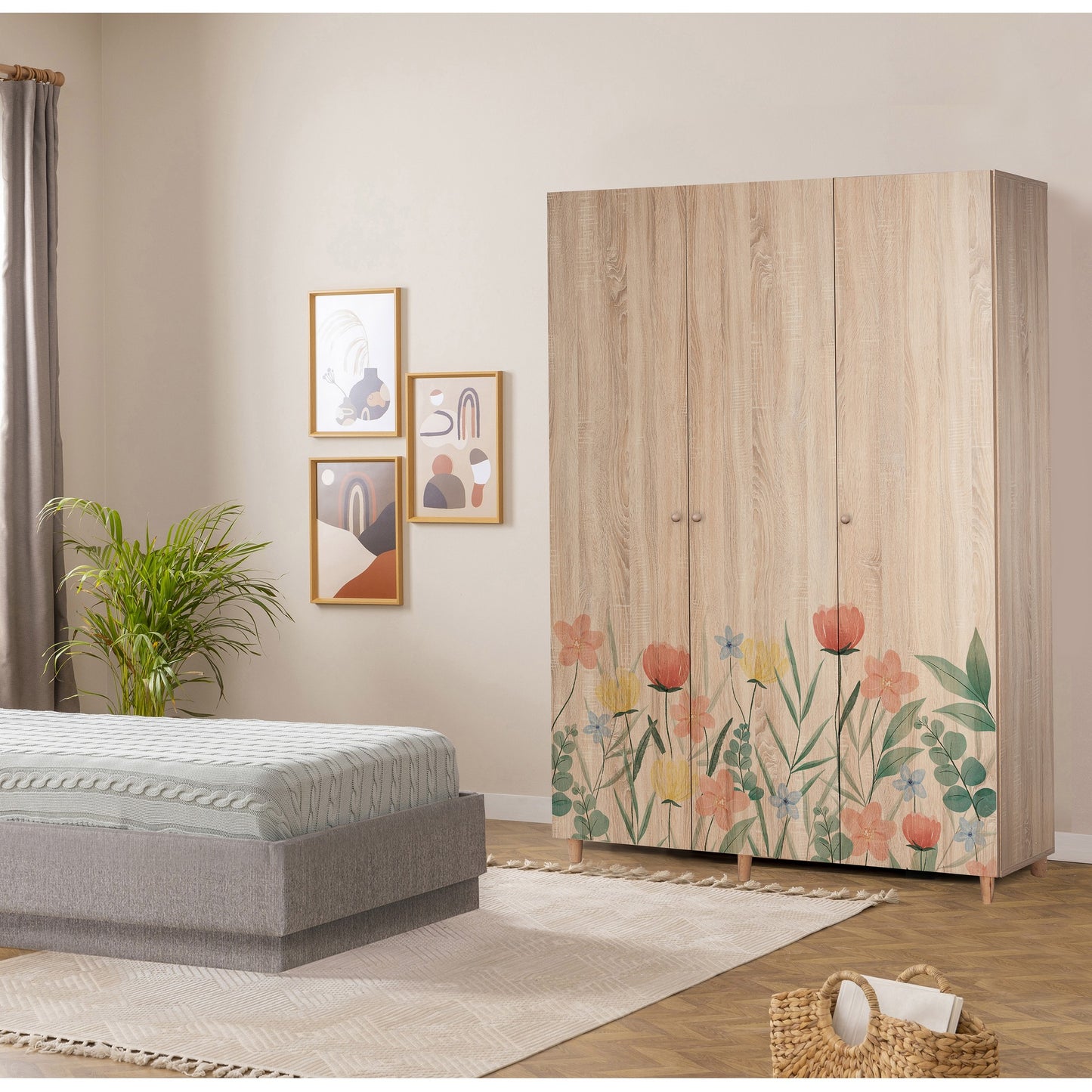 Ντουλάπα 135x192x52 εκ Sonomo 869VEL8658