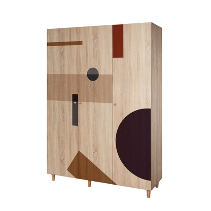 Ντουλάπα 135x192x52 εκ Sonomo 869VEL8659