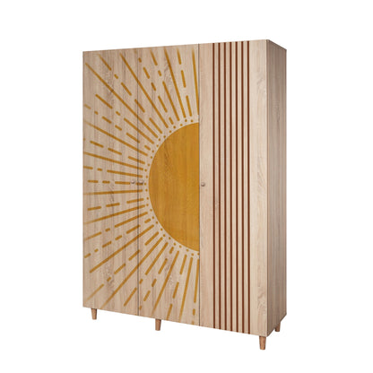 Ντουλάπα 135x192x52 εκ Sonomo 869VEL8661
