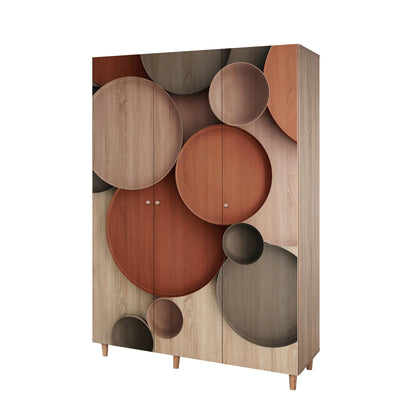 Ντουλάπα 135x192x52 εκ Sonomo 869VEL8666