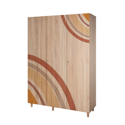 Ντουλάπα 135x192x52 εκ Sonomo 869VEL8668