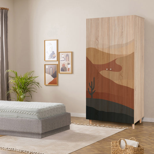 Ντουλάπα 90x192x52 εκ Sonomo 869VEL8670
