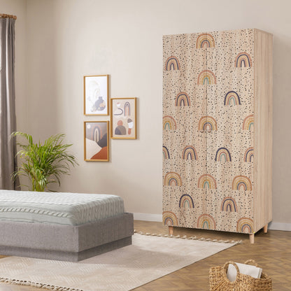 Ντουλάπα 90x192x52 εκ Sonomo 869VEL8674