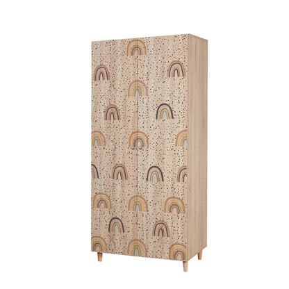 Ντουλάπα 90x192x52 εκ Sonomo 869VEL8674