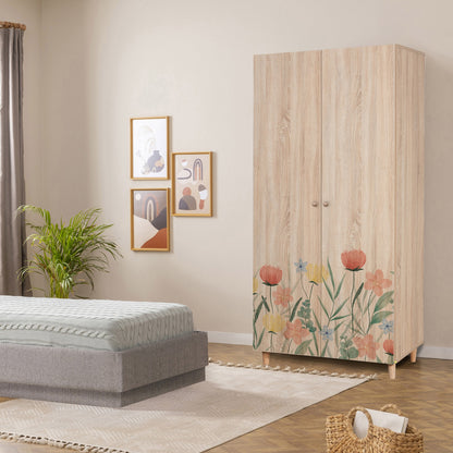 Ντουλάπα 90x192x52 εκ Sonomo 869VEL8675