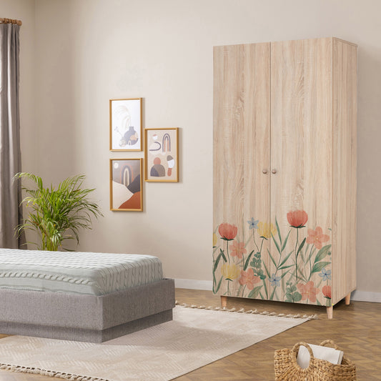Ντουλάπα 90x192x52 εκ Sonomo 869VEL8675