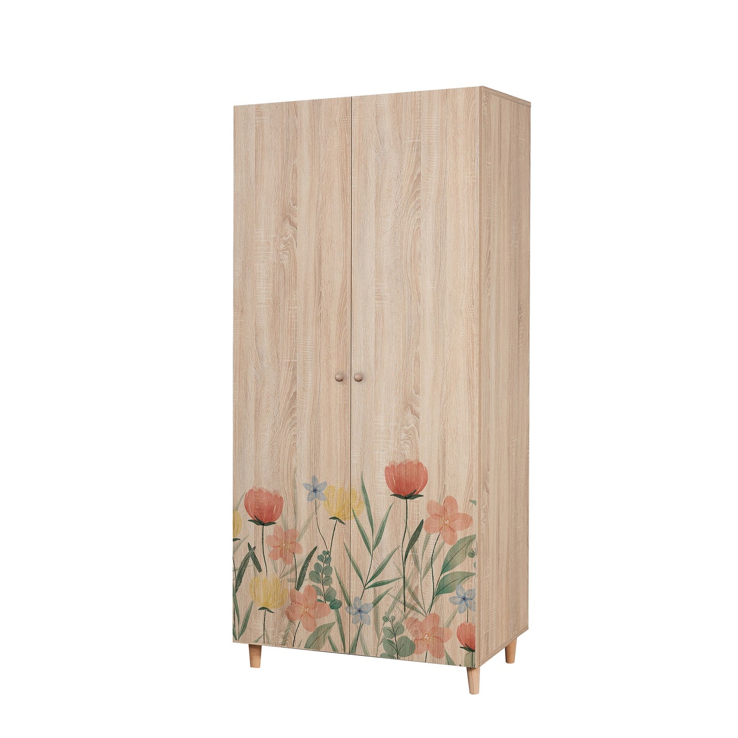 Ντουλάπα 90x192x52 εκ Sonomo 869VEL8675