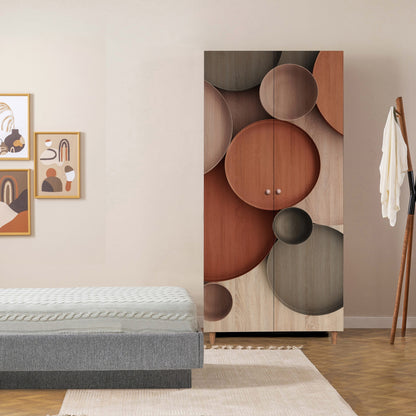 Ντουλάπα 90x192x52 εκ Sonomo 869VEL8683