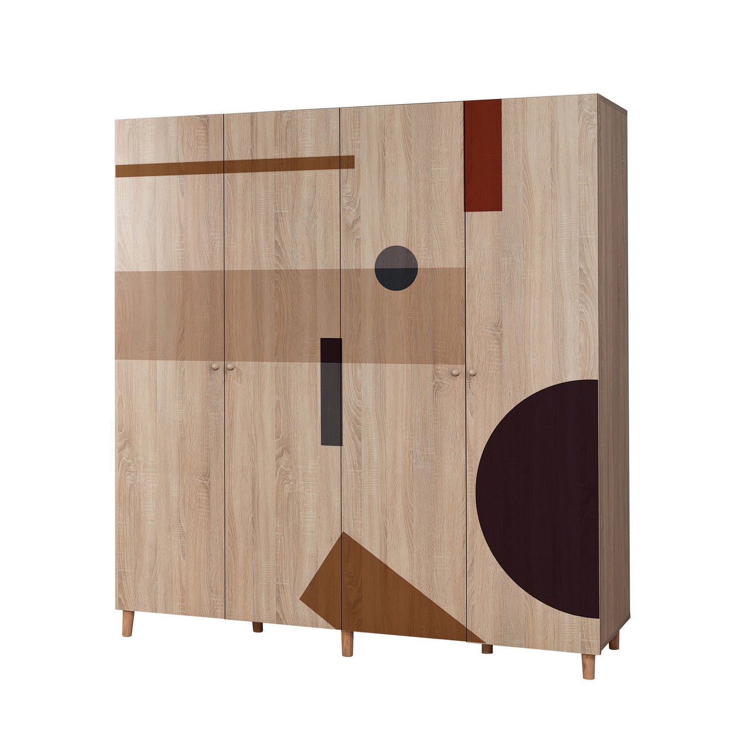Ντουλάπα 180x192x52 εκ Sonomo 869VEL8693