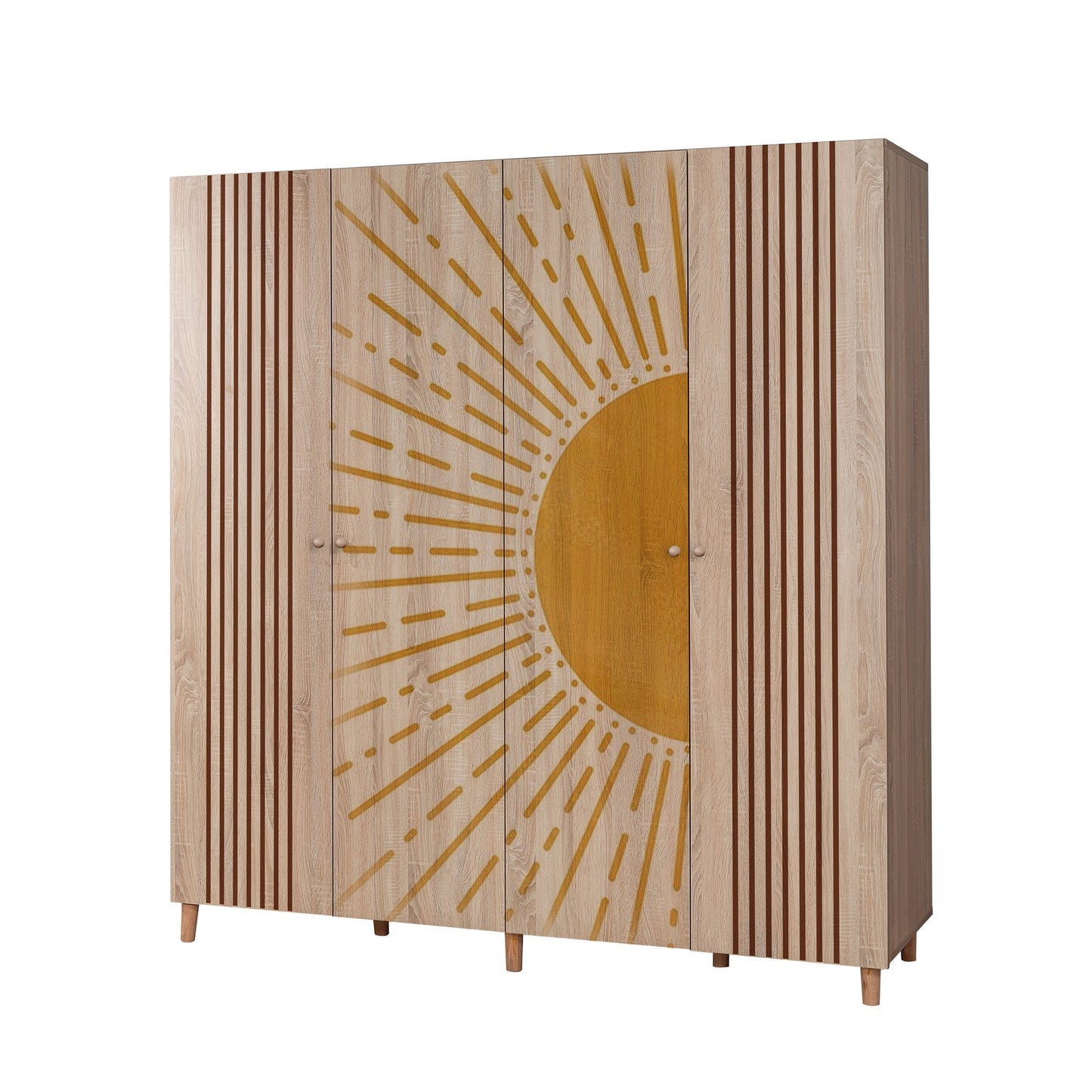 Ντουλάπα 180x192x52 εκ Sonomo 869VEL8695