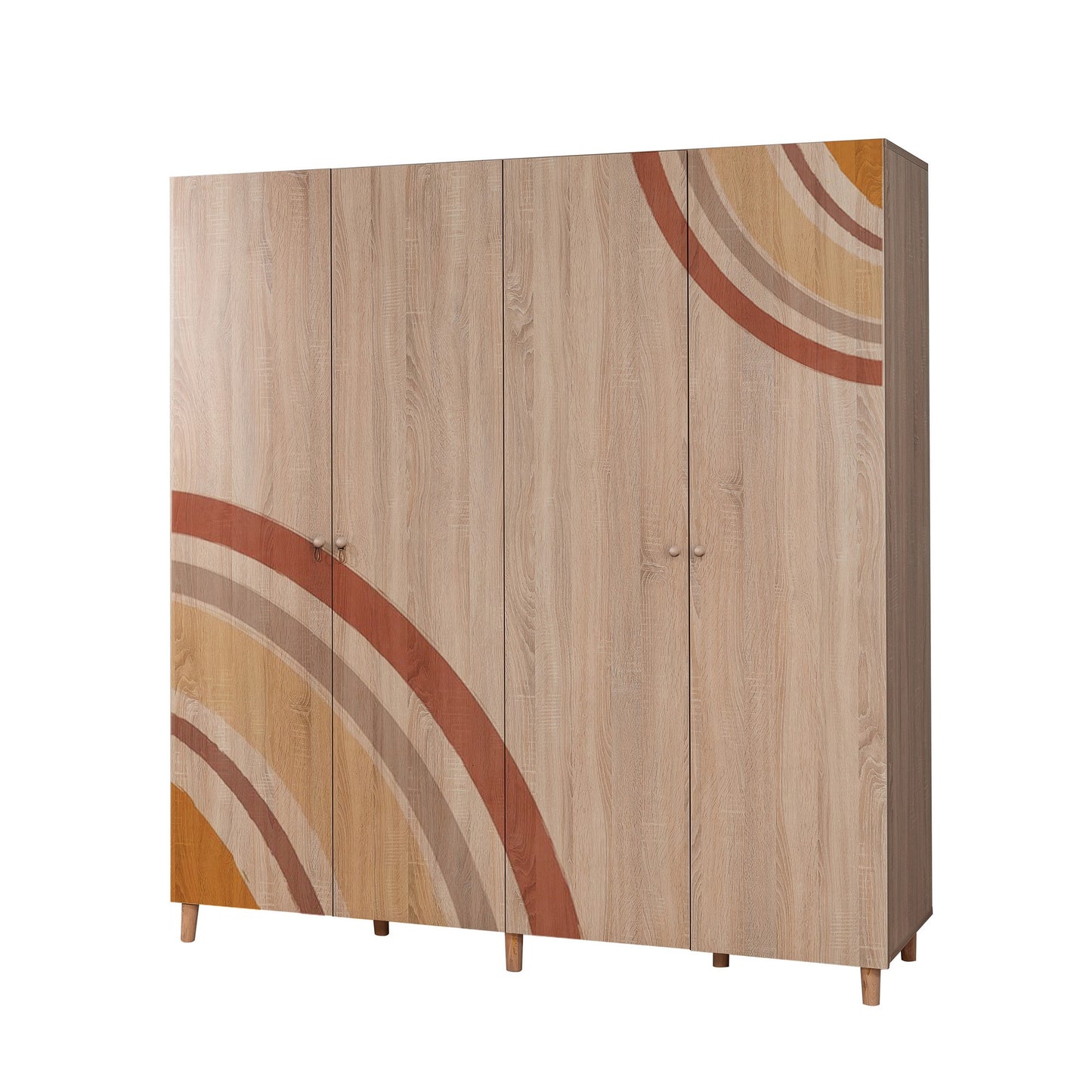 Ντουλάπα 180x192x52 εκ Sonomo 869VEL8702