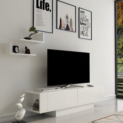 Έπιπλο Τηλεόρασης TV Βάση Σύνθεση Λευκό | 875ZNA3001