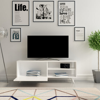 Έπιπλο Τηλεόρασης TV Βάση Σύνθεση Λευκό | 875ZNA3031