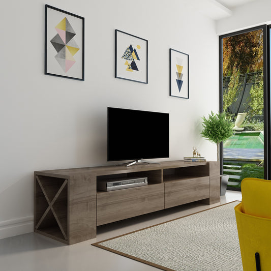 Έπιπλο Τηλεόρασης TV Βάση Σύνθεση Καρυδί | 875ZNA3033