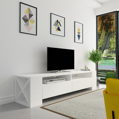 Έπιπλο Τηλεόρασης TV Βάση Σύνθεση Λευκό | 875ZNA3035