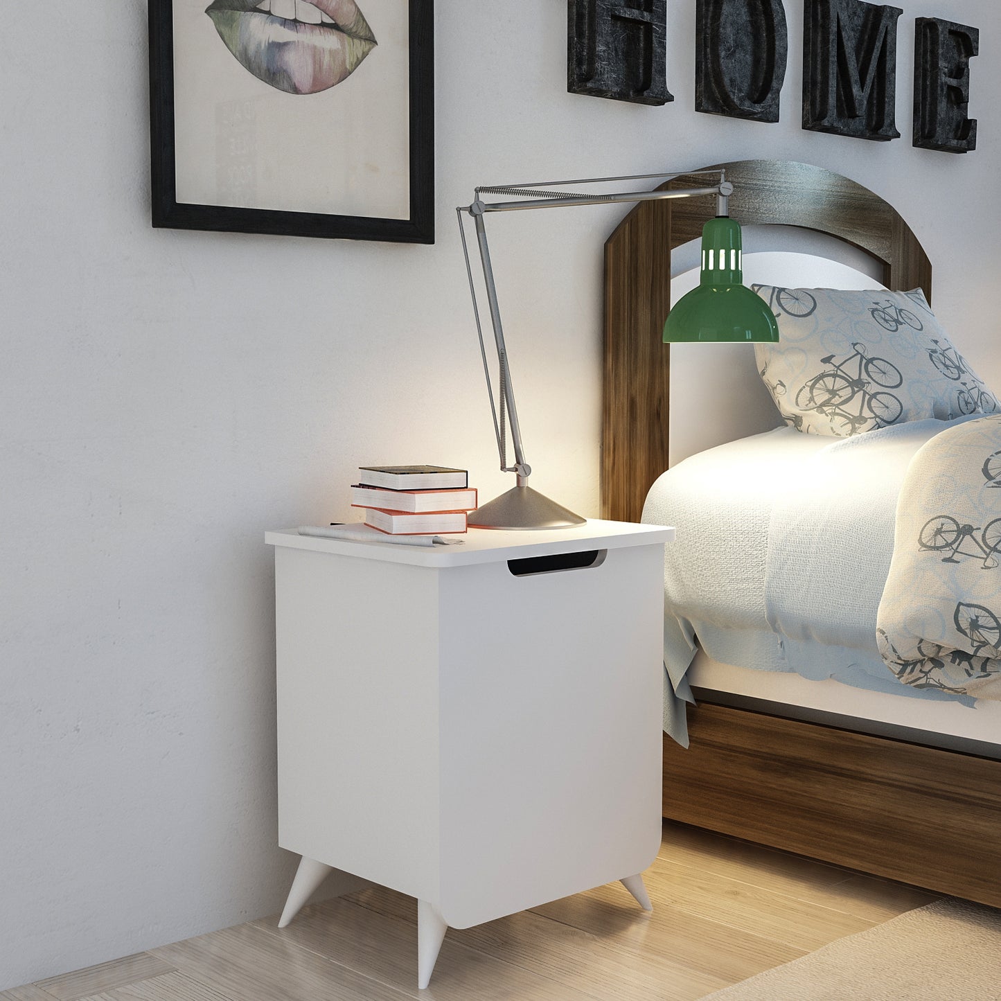 Κομοδίνο Βοηθητικό Τραπεζάκι 53x64x10 εκ. | 875ZNA3401