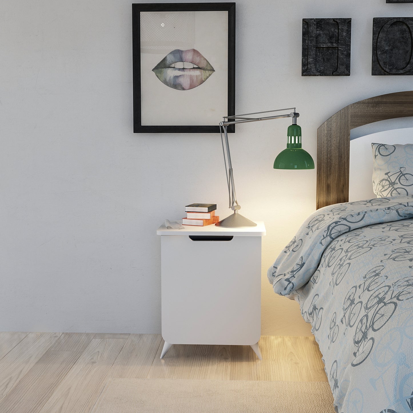 Κομοδίνο Βοηθητικό Τραπεζάκι 53x64x10 εκ. | 875ZNA3401