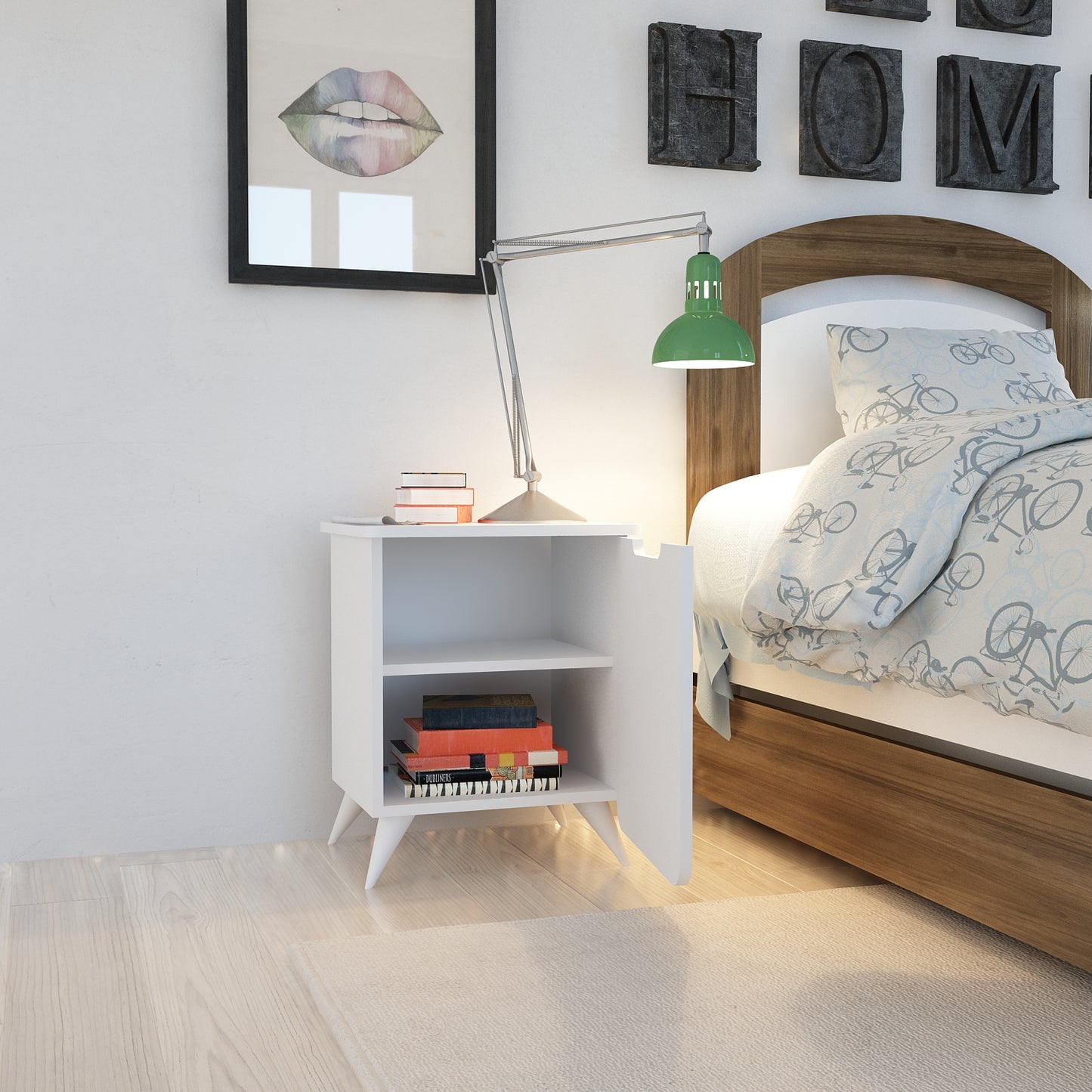 Κομοδίνο Βοηθητικό Τραπεζάκι 53x64x10 εκ. | 875ZNA3401
