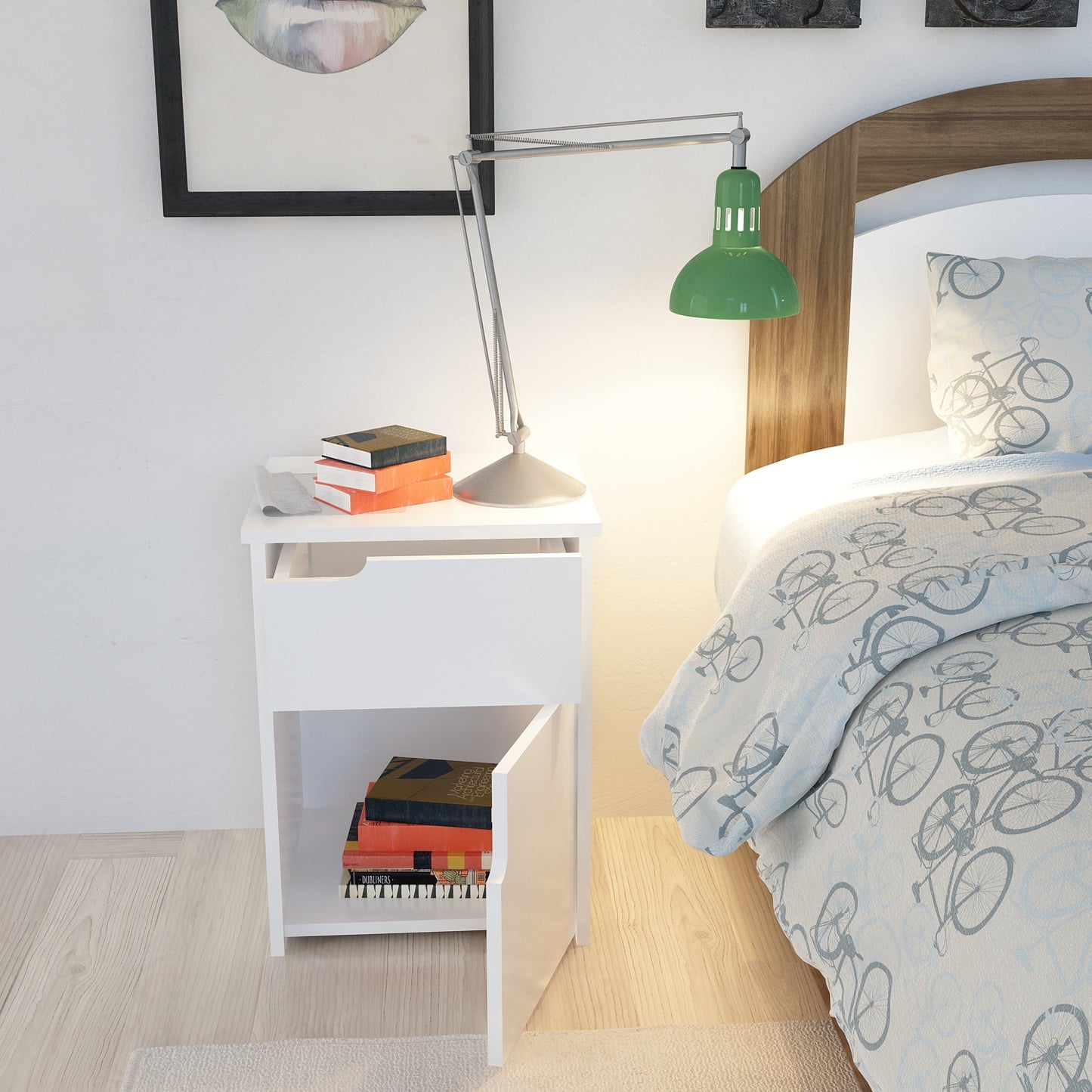 Κομοδίνο Βοηθητικό Τραπεζάκι 49x64x10 εκ. | 875ZNA3402