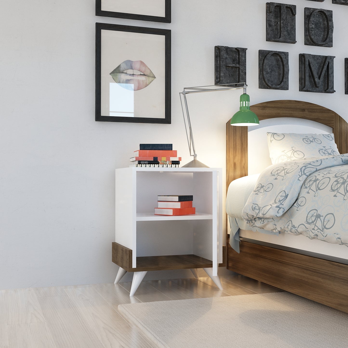 Κομοδίνο Βοηθητικό Τραπεζάκι 49x64x10 εκ. | 875ZNA3405