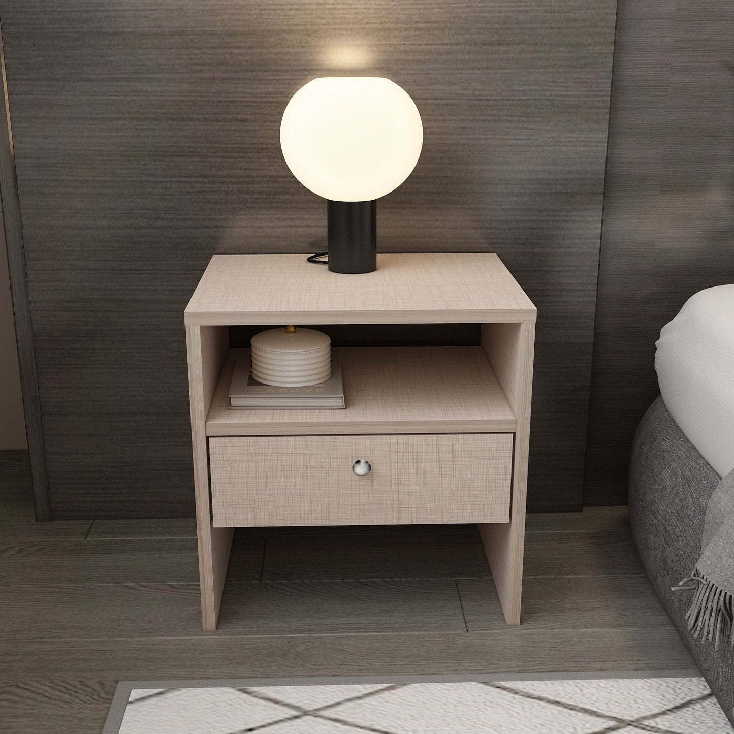 Κομοδίνο Βοηθητικό Τραπεζάκι 38,6x55,6x16,8 εκ. | 875ZNA3416