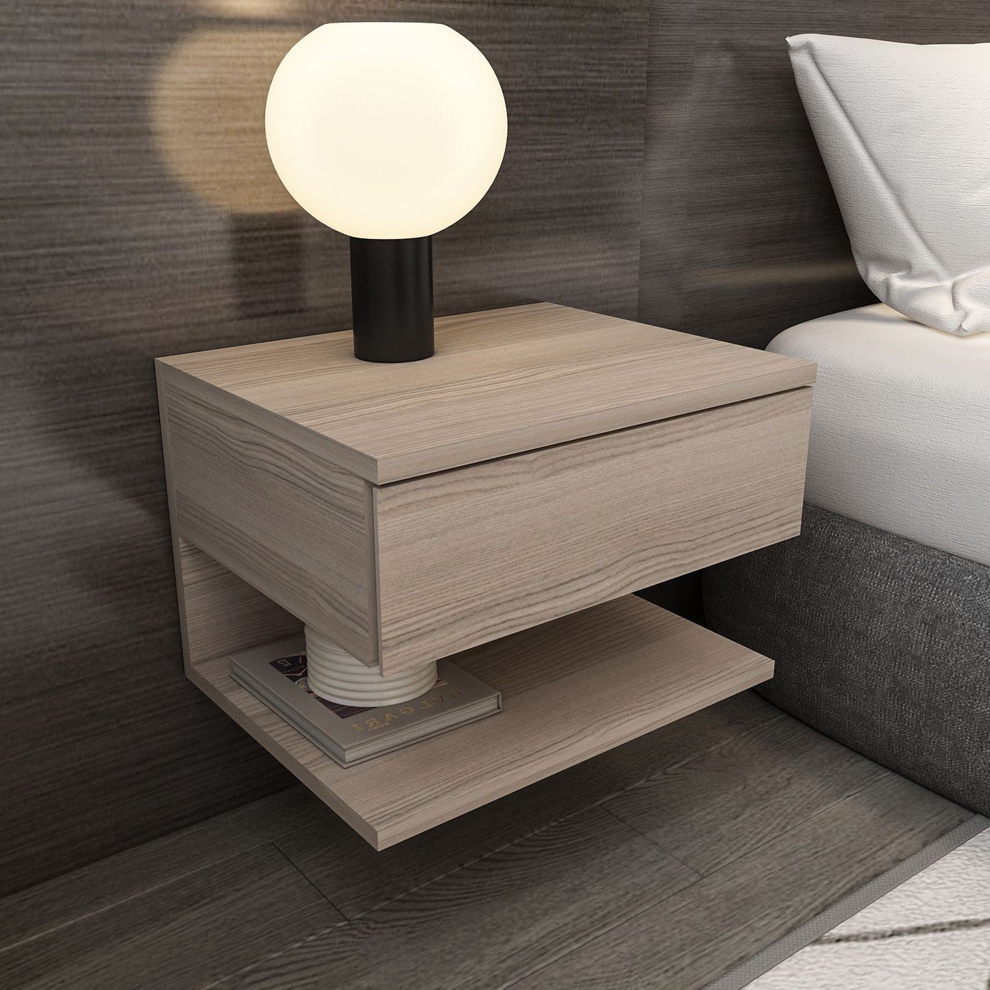 Κομοδίνο Βοηθητικό Τραπεζάκι 38,8x55,8x15,2 εκ. | 875ZNA3418