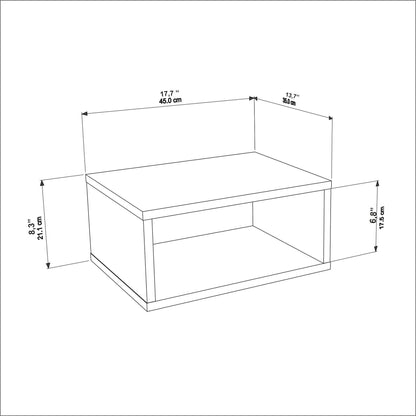 Κομοδίνο Βοηθητικό Τραπεζάκι 38,6x55,8x9,9 εκ. | 875ZNA3430