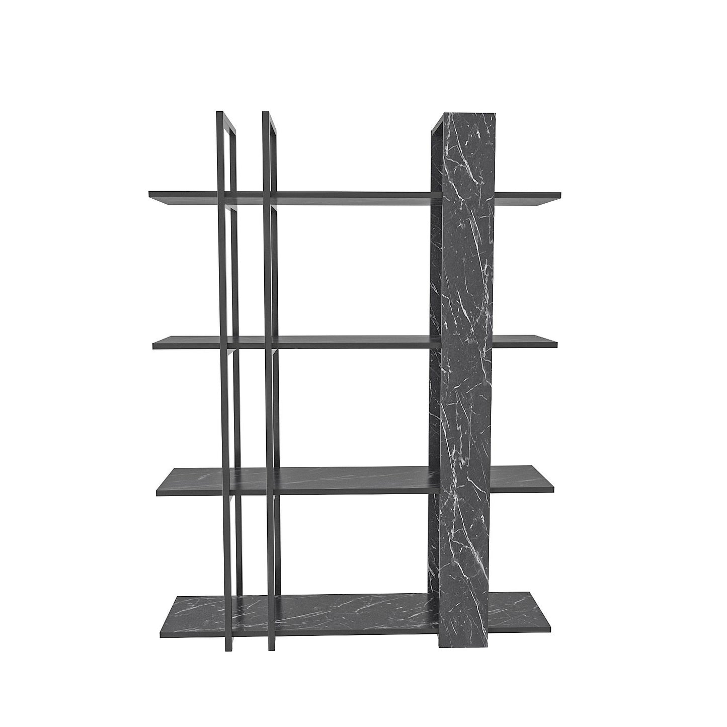 Βιβλιοθήκη 120 × 31 × 160 εκ. Bendire Μαύρο GR875ZNA3670