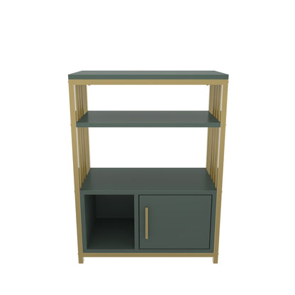 Βιβλιοθήκη 60 × 29,6 × 80 εκ. Πράσινο Χρυσό GR875ZNA4529
