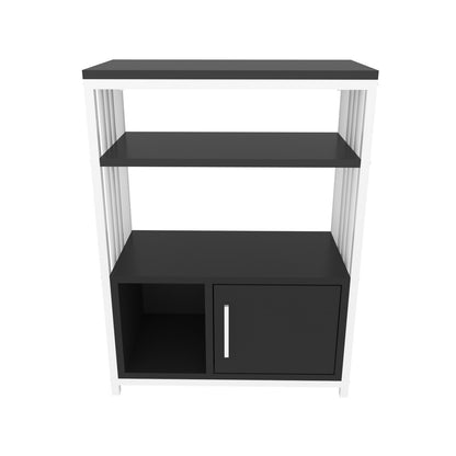 Βιβλιοθήκη 60 × 29,6 × 80 εκ. Ανθρακί Λευκό GR875ZNA4530