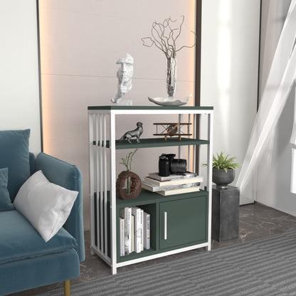 Βιβλιοθήκη 60 × 29,6 × 80 εκ. Πράσινο Λευκό GR875ZNA4534